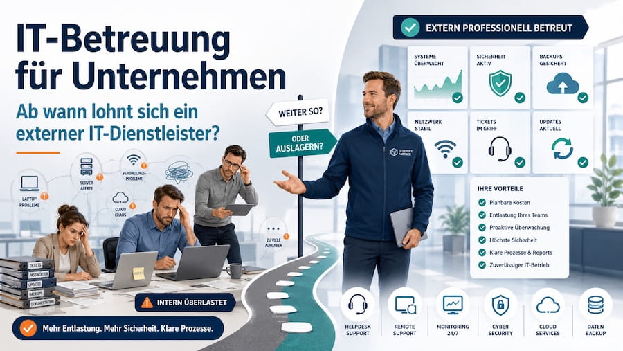 IT Betreuung für Unternehmen. Lohnt sich ein externer Dienstleister